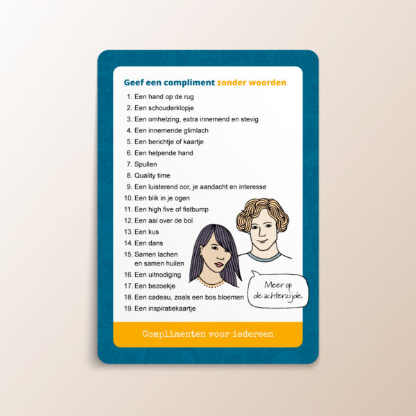 Complimentenspel: Uniek Complimenten Doosje Met De Mooiste Complimentenkaartjes - Afbeelding 3