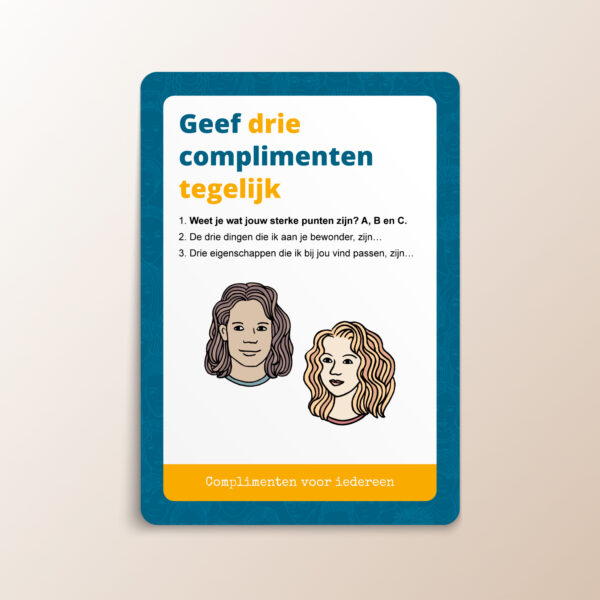 Complimentenspel: Uniek Complimenten Doosje Met De Mooiste Complimentenkaartjes - Afbeelding 5